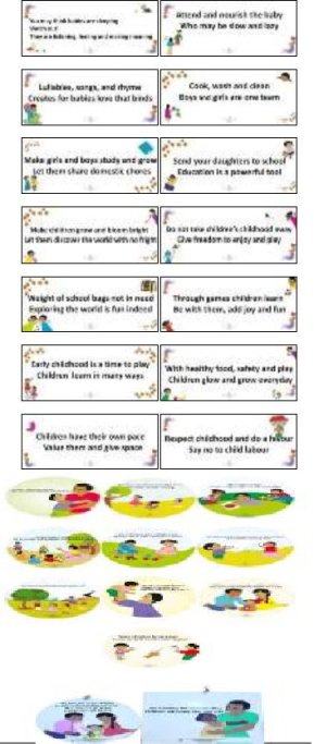 Leaflet (Circle and square shapes)