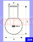 Flask Round Bottom wide neck