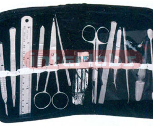 DISSECTING SET - Set in simple and economical wallet type canvas pouch bag