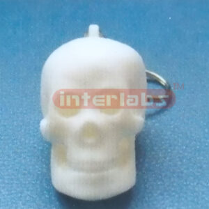 SKULL KEY RING WITH TIE Exporter & Educational Laboratory Eq
