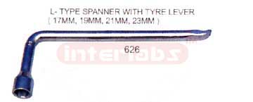 L-TYPE SPANNER WITH TYRE LEVER Exporter & Educational Labora