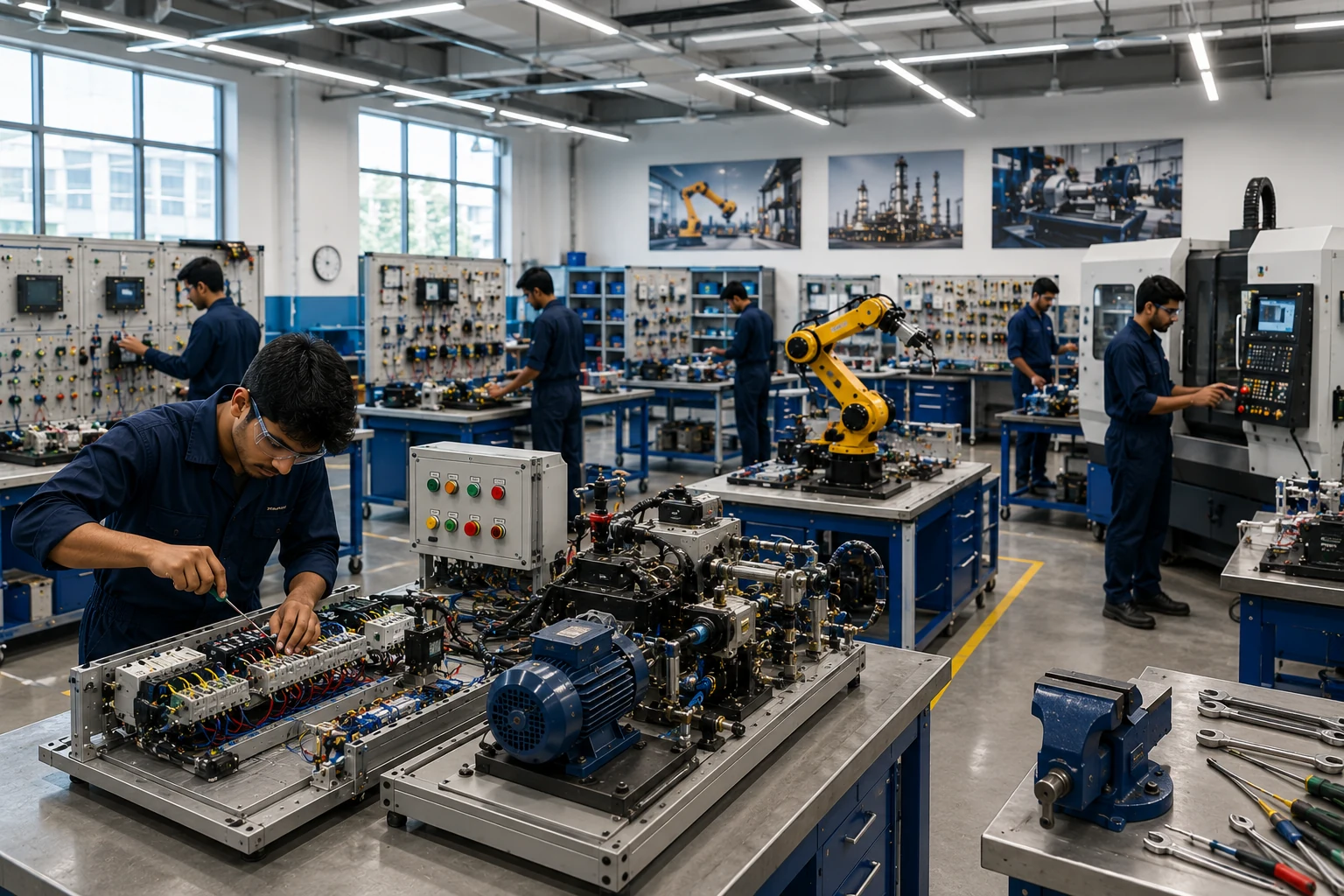 Technical workshop deployment and engineering laboratory infrastructure