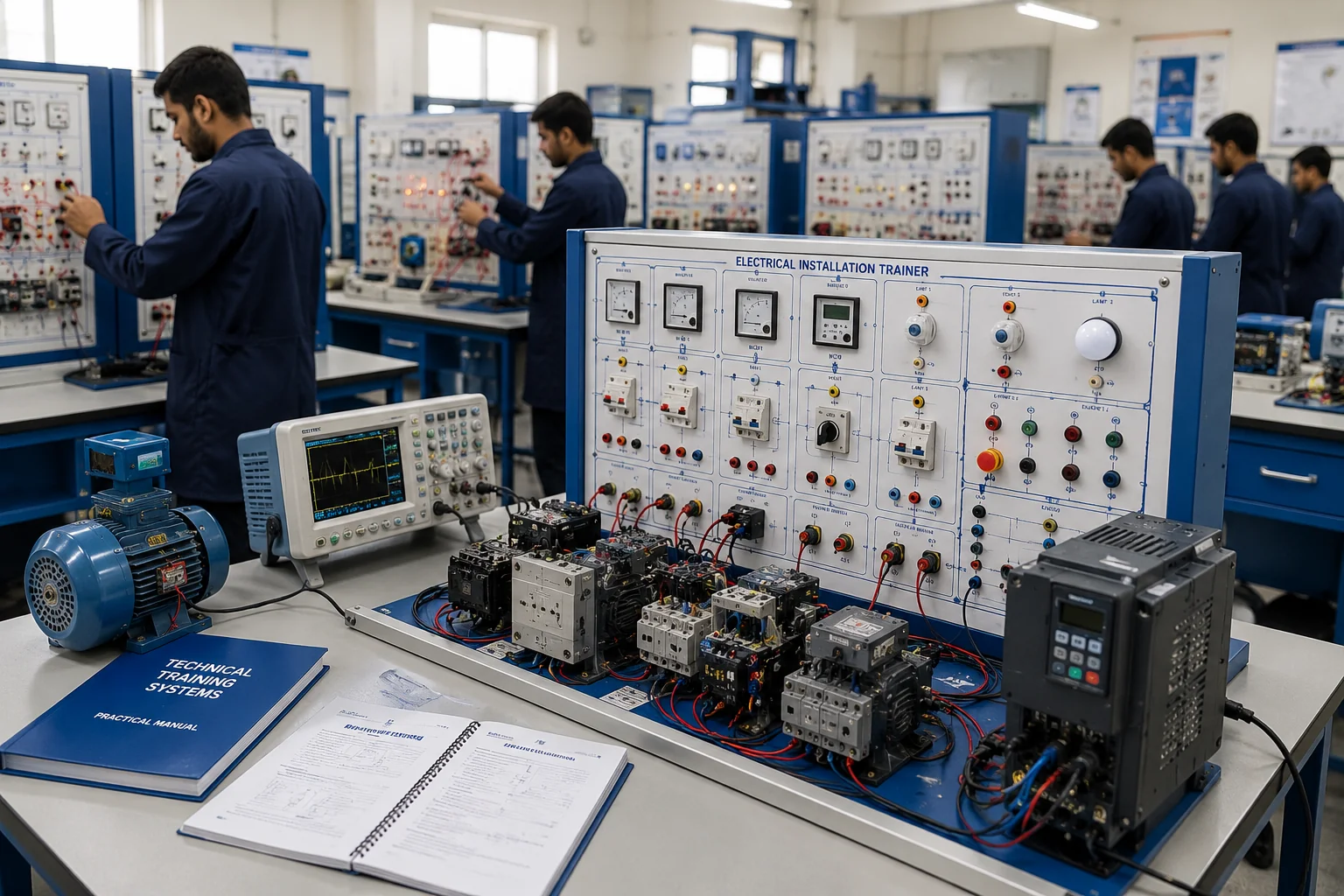 TVET training equipment for technical institutes, vocational education centers and engineering skill development laboratories