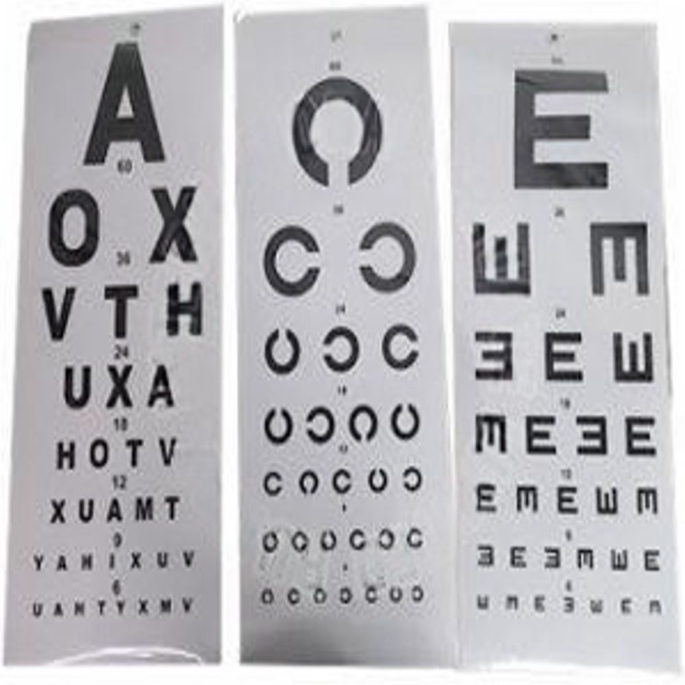 Alphabets Eye Vision Chart | Interlabs